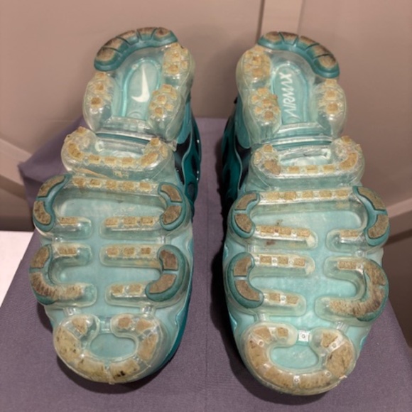 Nike Air VaporMax TN Plus Green Black Gradient - Men's Size 7 - Picture 4 of 5